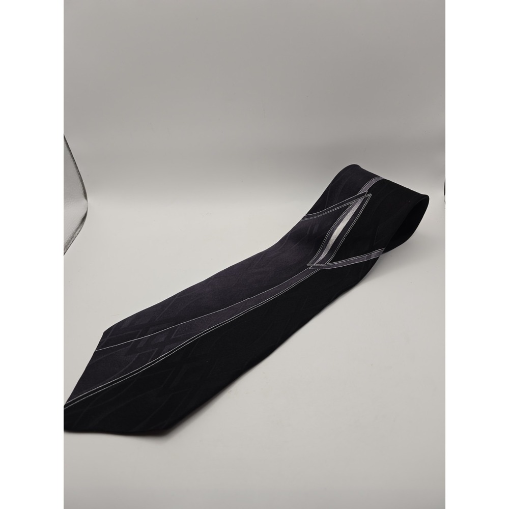 Puritan Silk Tie Black And Gray With Unique Design